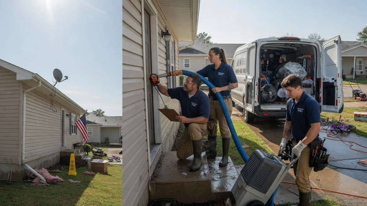 Ceiling Water Damage Restoration in Thebes, IL near me